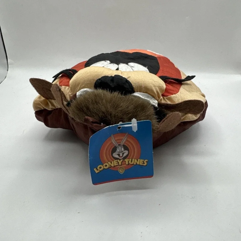 Taz Looney Tunes Pillow Head Vintage 90s 1994 Tasmanian Devil Plush Play by Play